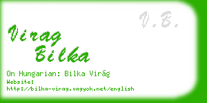 virag bilka business card